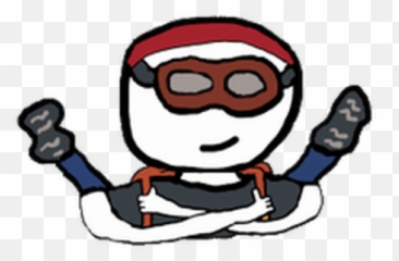 Parachute Clipart Stickman - Cartoon png