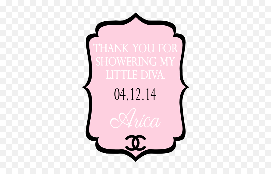 Coco Chanel Baby Shower Party Ideas - Invitations Png Pink,Coco Chanel Logo Png