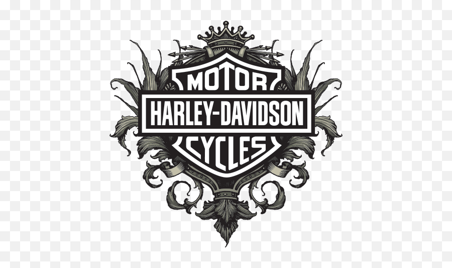 Printed Vinyl Harley Davidson Cycles Emblem Stickers Factory - Silhouette Harley Davidson Logo Svg Png,Harley Davidson Wings Logo