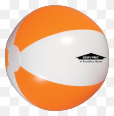 Download Hd Personalized Beach Ball - Orange Beach Ball Png,Beach Ball Png