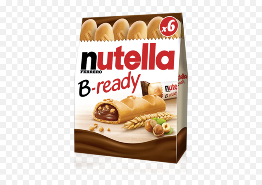 Ferrero Nutella Nut Hazelnut Chocolate - Nutella B Ready Bars Png,Nutella Png