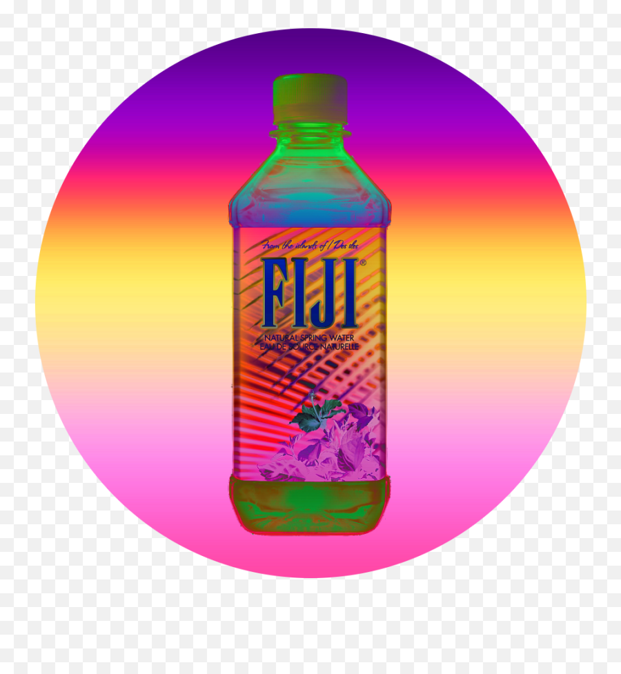 Download Fiji Water Vaporwave Hd Png - Vaporwave Fiji Transparent,Fiji Water Png