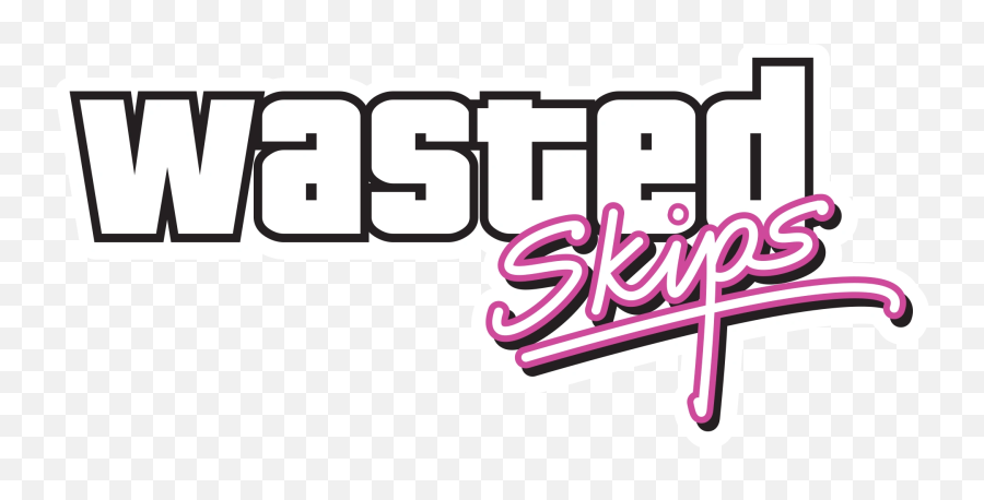 Wasted Skips - Calligraphy Png,Wasted Png