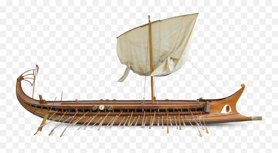 Download Persian Ship During Greek - Ancient Greek Boat Clipart Png,Ship Png