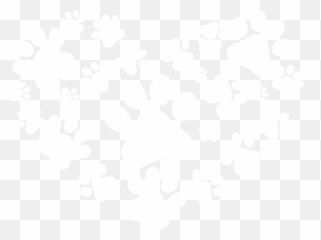 Dog Paw Heart Png - Circle