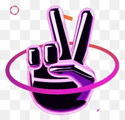 Subscribe Widget - animated overlay Peace Sign Gif Png