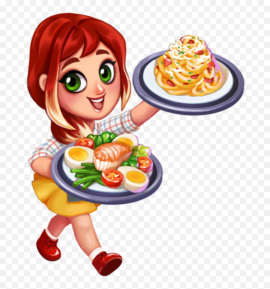Dishes Clipart Meal Plate - Food On Plate Clipart Png,Food Plate Png