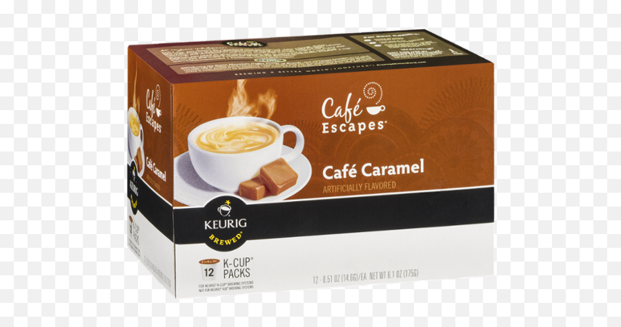 Cafe Escapes Keurig Brewed Caramel K - Cup Packs 12 Ct Cappuccino Png,Keurig Png