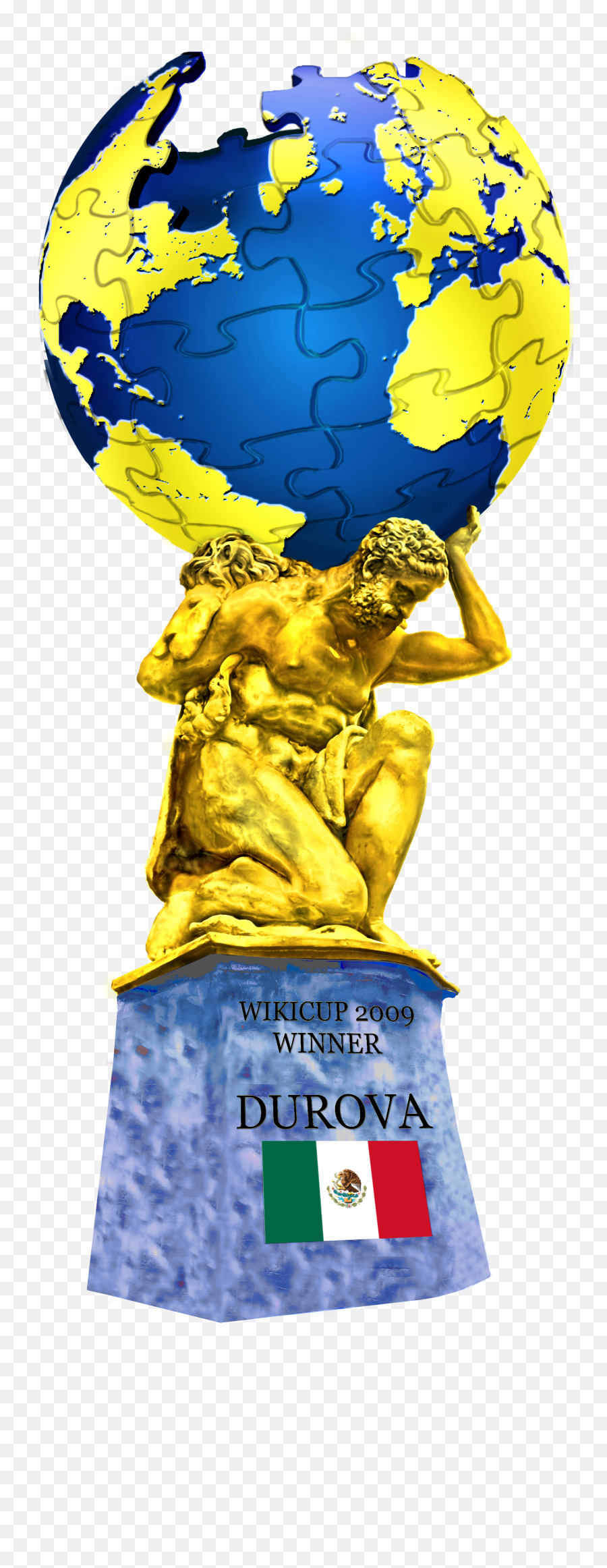 Wikicup Trophy Winner - Atlas Trophy Png,Winner Png