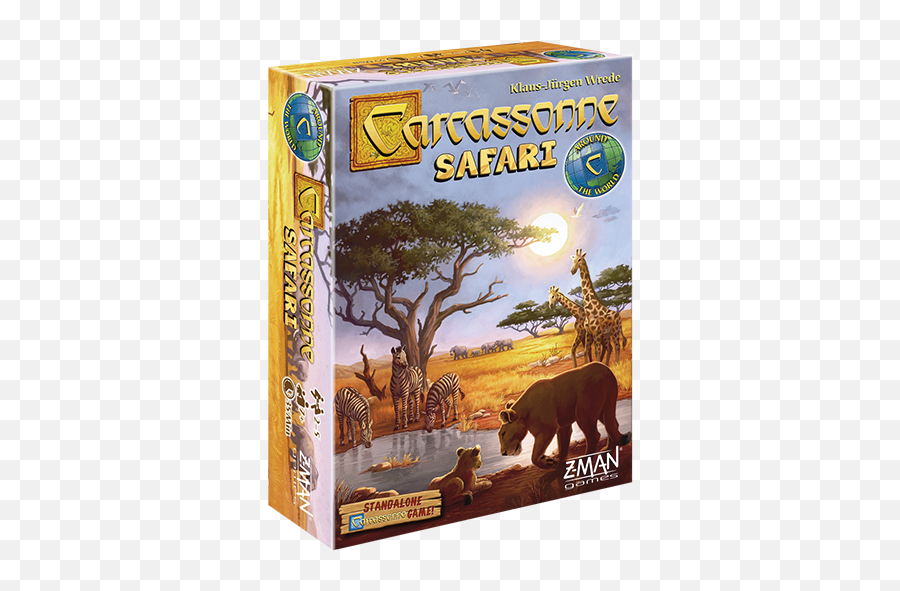 Visit The African Wilderness In Carcassonne Safari Dice - Board Game Caracassone Safari Png,Safari Png