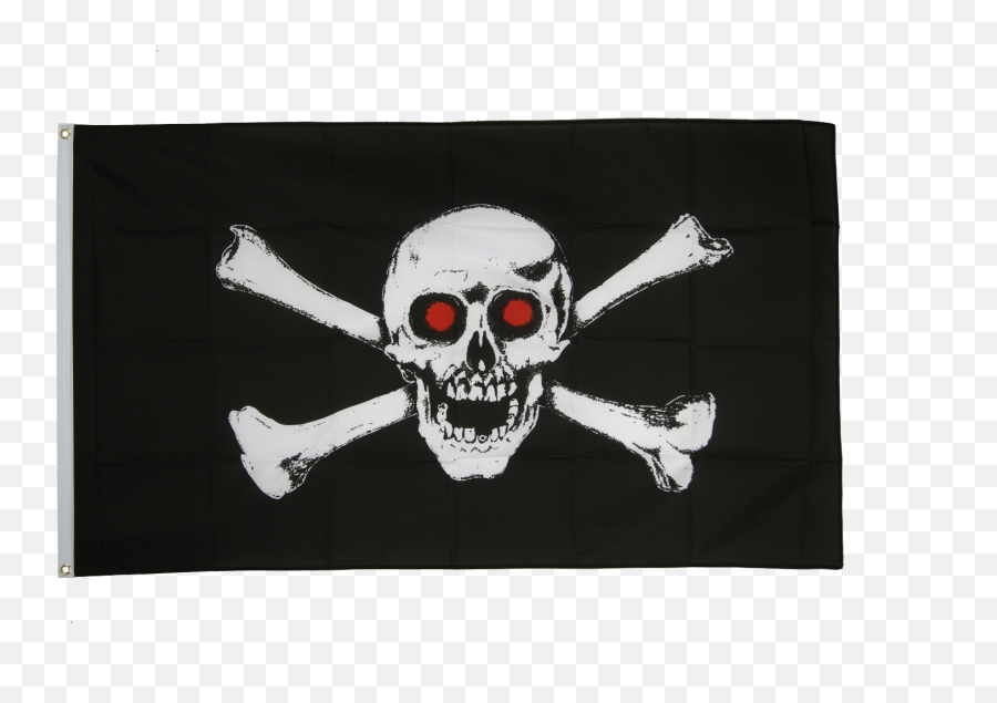 Pirate With Red Eyes Flag - 3 X 5 Ft 90 X 150 Cm Flags Png,Red Eyes Transparent
