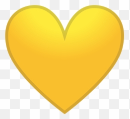 Yellow Heart Free Icon Of Noto Emoji People Family U0026 Love - Heart Transparent png