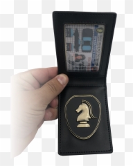 Knight Rider Badge In Leather Wallet - Measuring Instrument Png,Knight Rider Logo