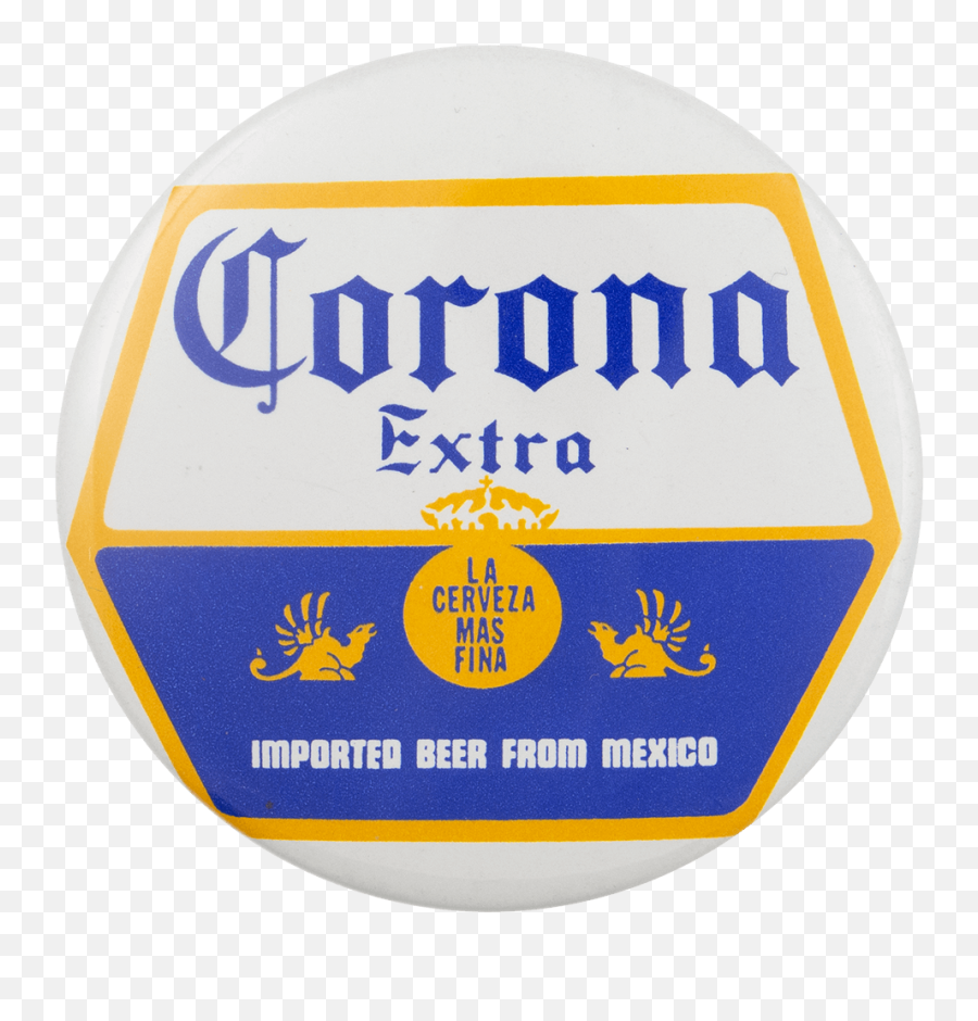 Corona Extra Shield Busy Beaver Button Museum - Corona Png,Corona Beer Png