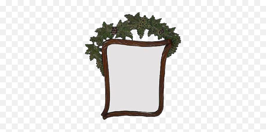 Bettis Brooke Grapevine Carved Hanging Wall Mirror - Decorative Png,Hanging Vines Png