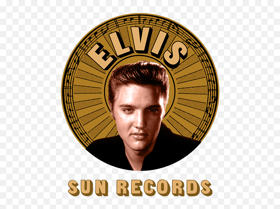 Elvis Presley - Elvis Sun Records Png,Sun Records Logo