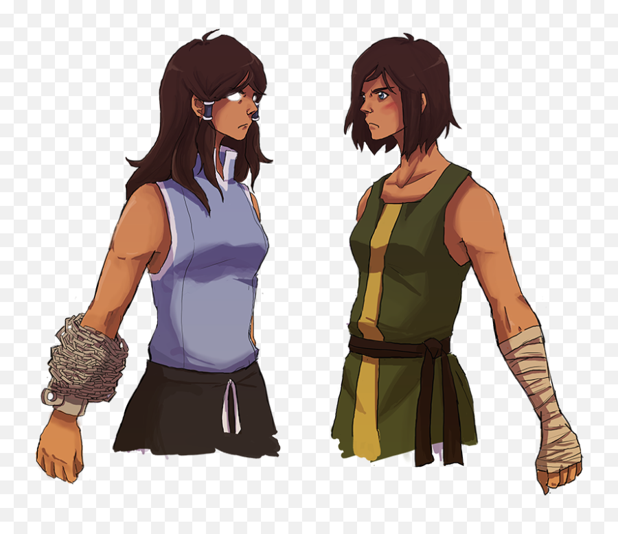 Korra Alone Full Size Png Download Seekpng - Long Hair Korra Cosplay,Korra Png