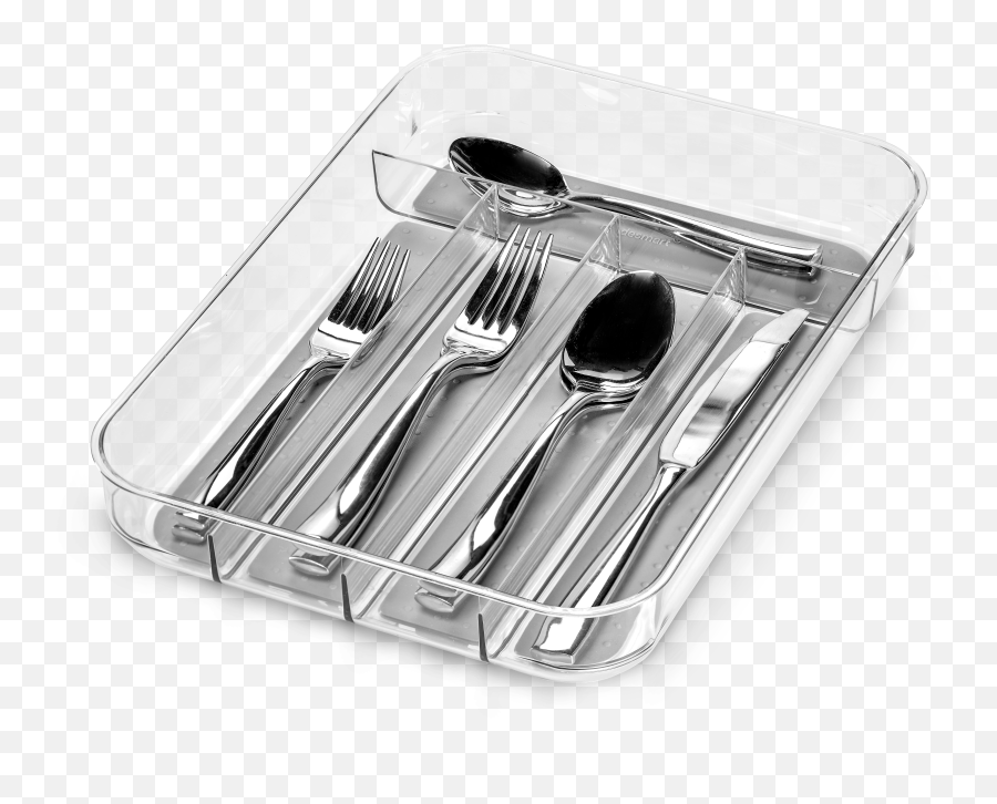Clear Mini Silverware Tray Madesmart - Knife Png,Silverware Png