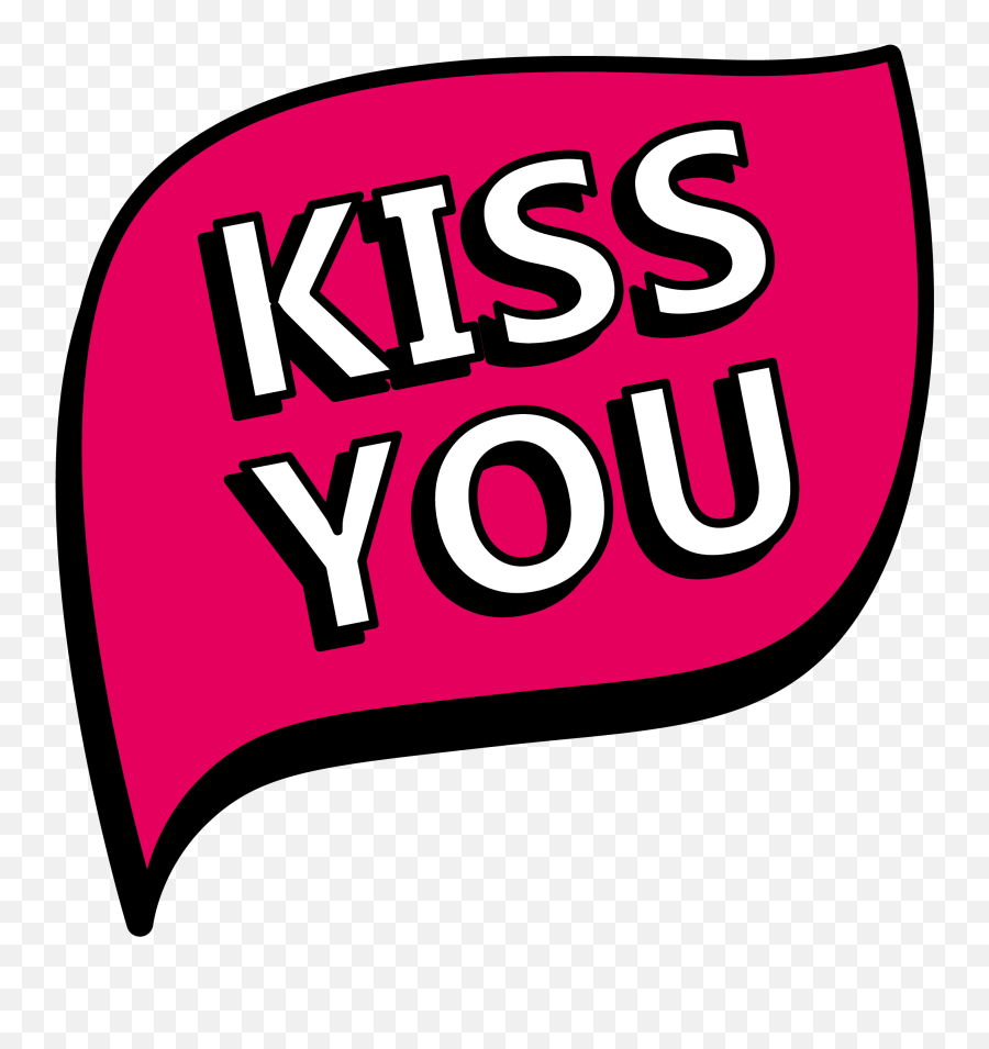 Kiss Cartoon - Vector Red Kissing Cartoon Png Download Kiss You Logo,Pure Romance Logo Transparent