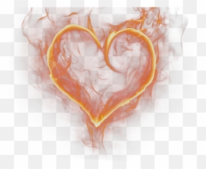 Fire Heart Manipulation Editing - Transparent Png
