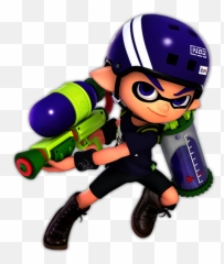 Pin - Purple Inkling Boy png