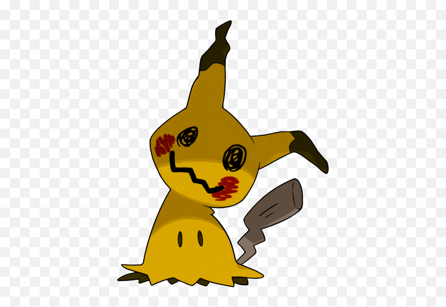 Mimikyu Pika Ghost Poke Go T - Pokemon Faux Pikachu Png,Mimikyu Transparent
