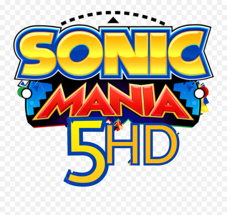 Tj2020 Sonic Mania 5 Hd Sticker - Sonic Dash Png,Sonic Mania Logo