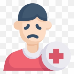 Icon Of Virus Transmission Flat - Icono Paciente png