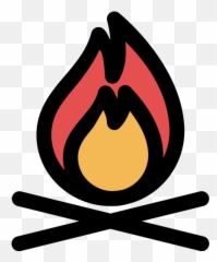 Campfire Icon Png Picture - Logo