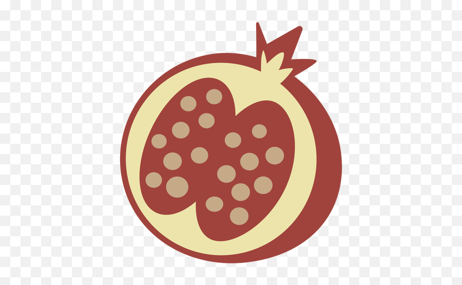 Pomegranate Flat Fruit - Transparent Png U0026 Svg Vector File Dot,Pomegranate Icon