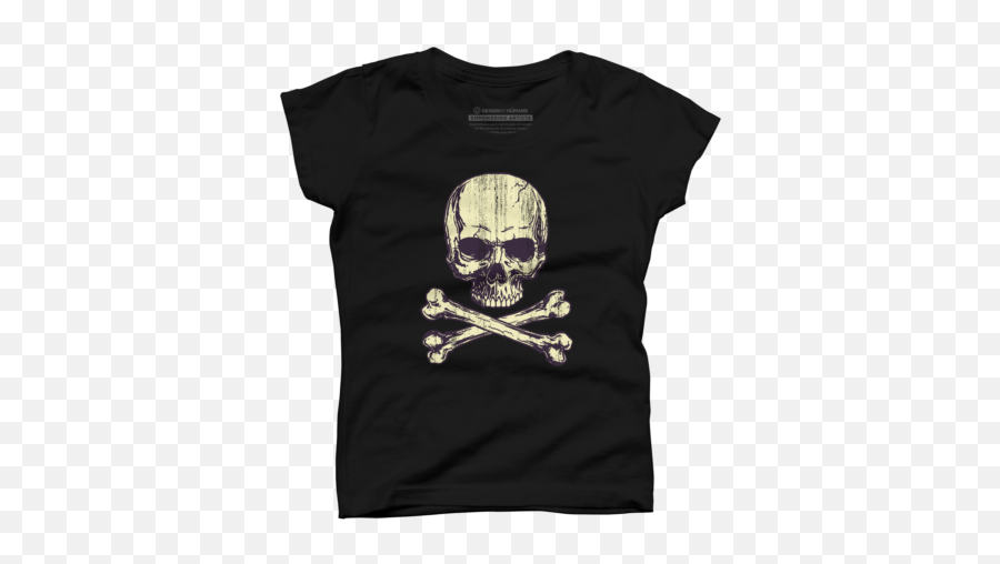 Skulls Girlu0027s T - Shirts Design By Humans Short Sleeve Png,Icon Skulls