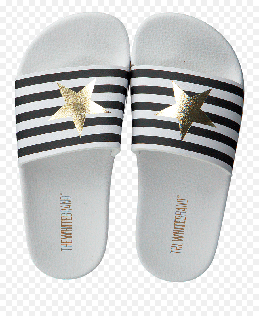 White The Brand Flip Flops Star Stripes - Omodacom Shoe Png,White Stripes Png