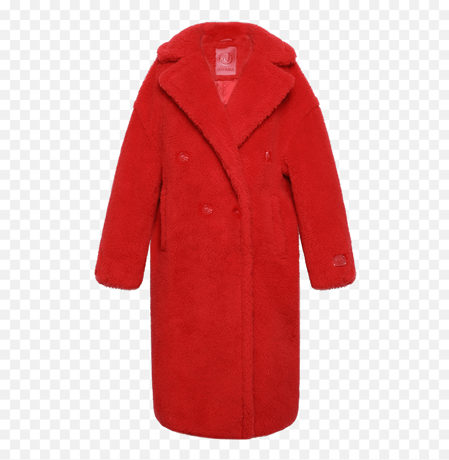 Icon Teddy Coat Red - Long Sleeve Png,Coat Icon