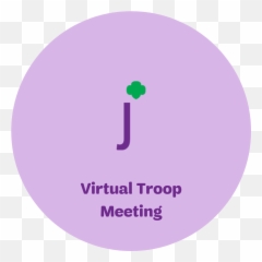 Junior Virtual Troop Meeting - Dot png