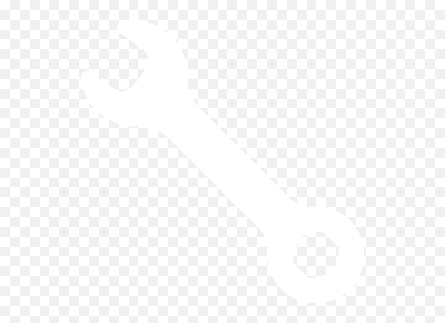 Spanner White Icon Png Hd Download - White Spanner Icon Png,Black Wrench Icon
