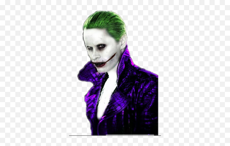 Download Hd Jared Leto Joker Png - Suicide Squad Black Joker Jared Leto ...