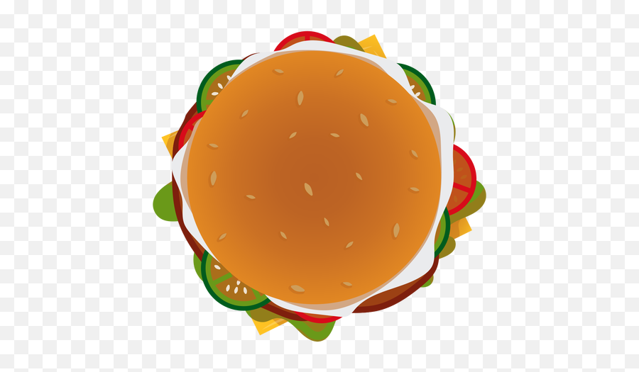Burger Top View Icon - Transparent Png U0026 Svg Vector File Hamburger Top View Png,Burger Transparent Background