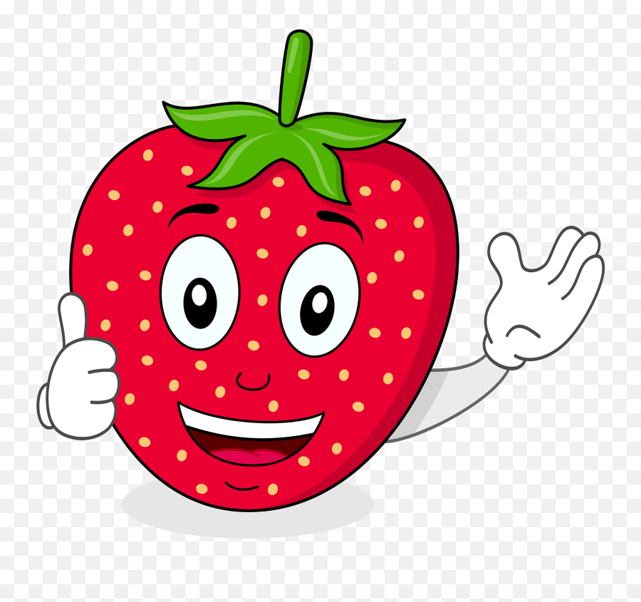 Download 19 Strawberries Clip Free Library Healthy Fruit - Strawberry Clip Art For Kids Png,Cute Strawberry Icon
