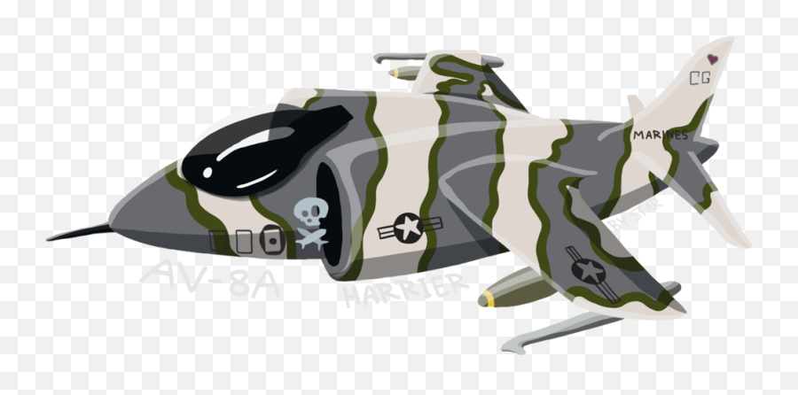 War Thunder Plane Drawings 1 - My Av8a Harrier Warthunder Toy Airplane Png,War Thunder Icon