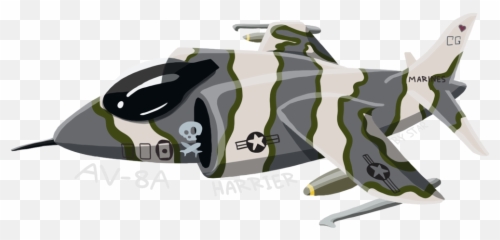 War Thunder Plane Drawings 1 - my AV8A Harrier Warthunder Toy Airplane png
