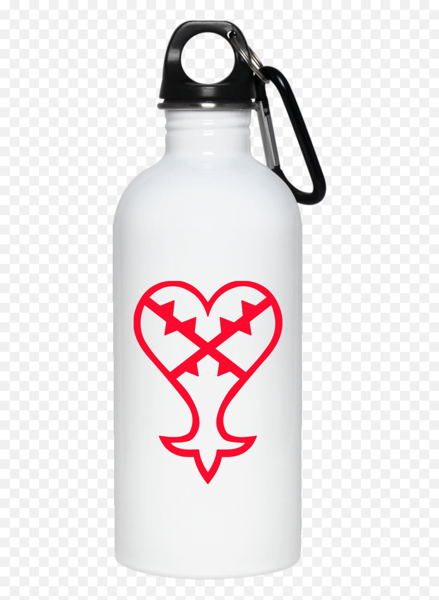 Heartless Logo Red U2013 Kingdom Hearts 23663 20 Oz Stainless Steel Water Bottle - Kingdom Hearts Heartless Logo Png,Kingdom Hearts Logo Png
