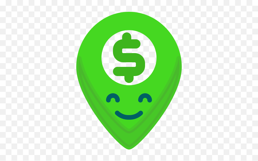 Location Icon Dollar - Dinheiro Emoji Png,Green Location Icon