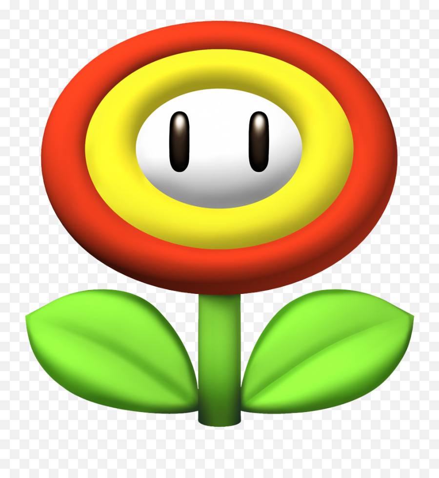 Mario Bros Free Png Transparent Image - Super Mario Fire Flower,Mario Transparent Background