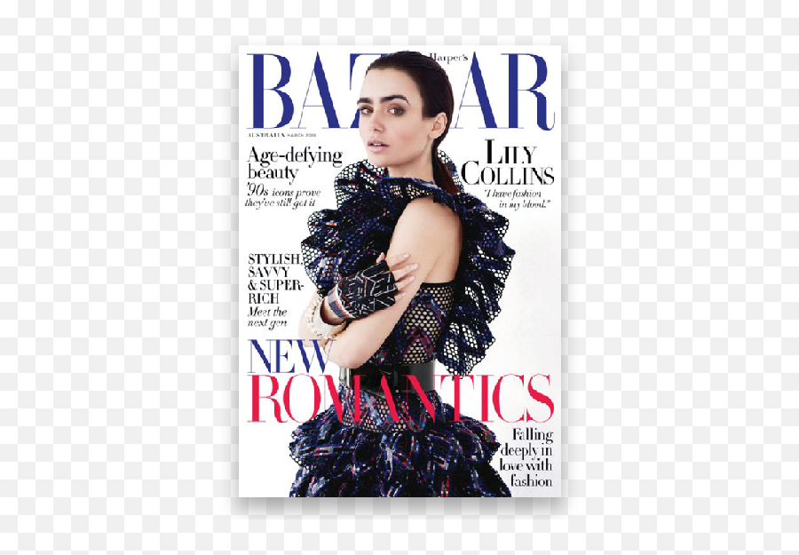 Our Story Jeunesse Global - Lily Collins In Chanel Dress Png,90s Icon James C