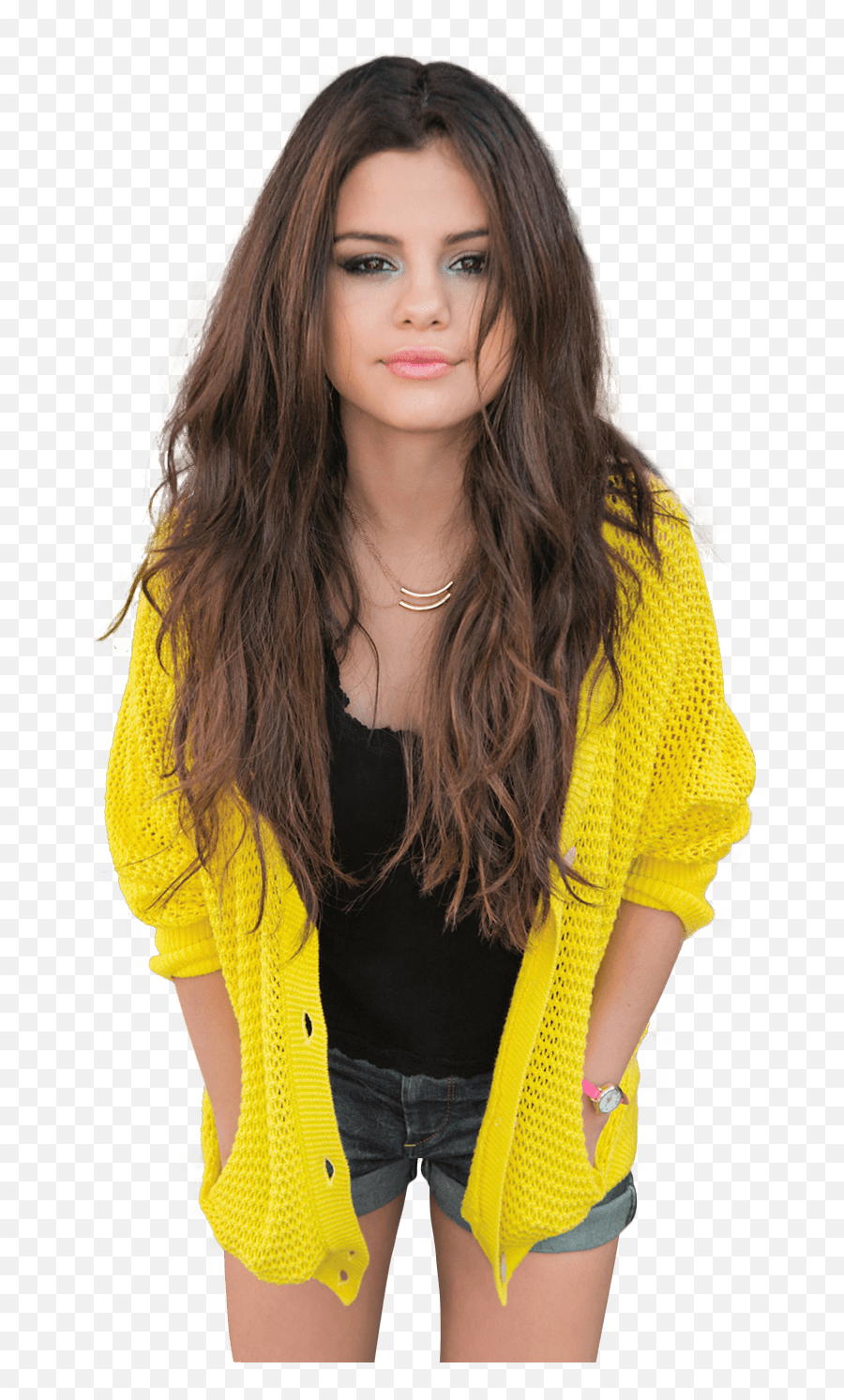 Selena Gomez Yellow Png Image - Alia Bhatt Selena Gomez,Selena Png