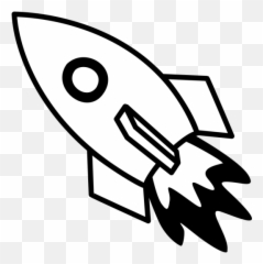 Blue Rocket Ship Png Svg Clip Art For Web - Download Coloring Page