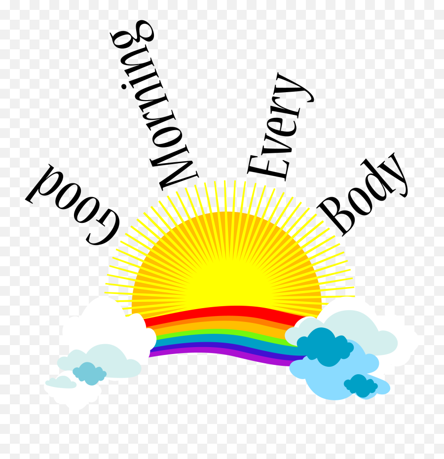 Good Morning - Transparent Good Morning Stiker Png,Morning Png