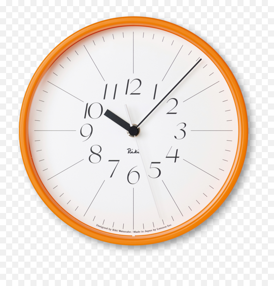 Riki Steel Clock Orange Png Abs Icon Watch
