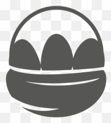 Easter Eggs Basket Icon - Transparent PNG u0026 SVG vector file Egg Basket Svg