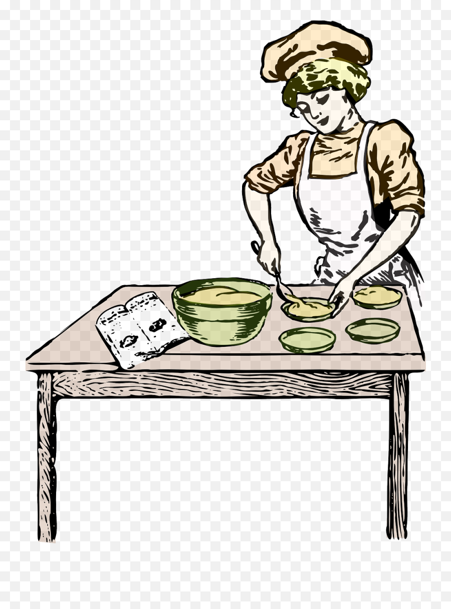 Woman Baking Bakery - Free Vector Graphic On Pixabay Woman Baking Png,Baking Png